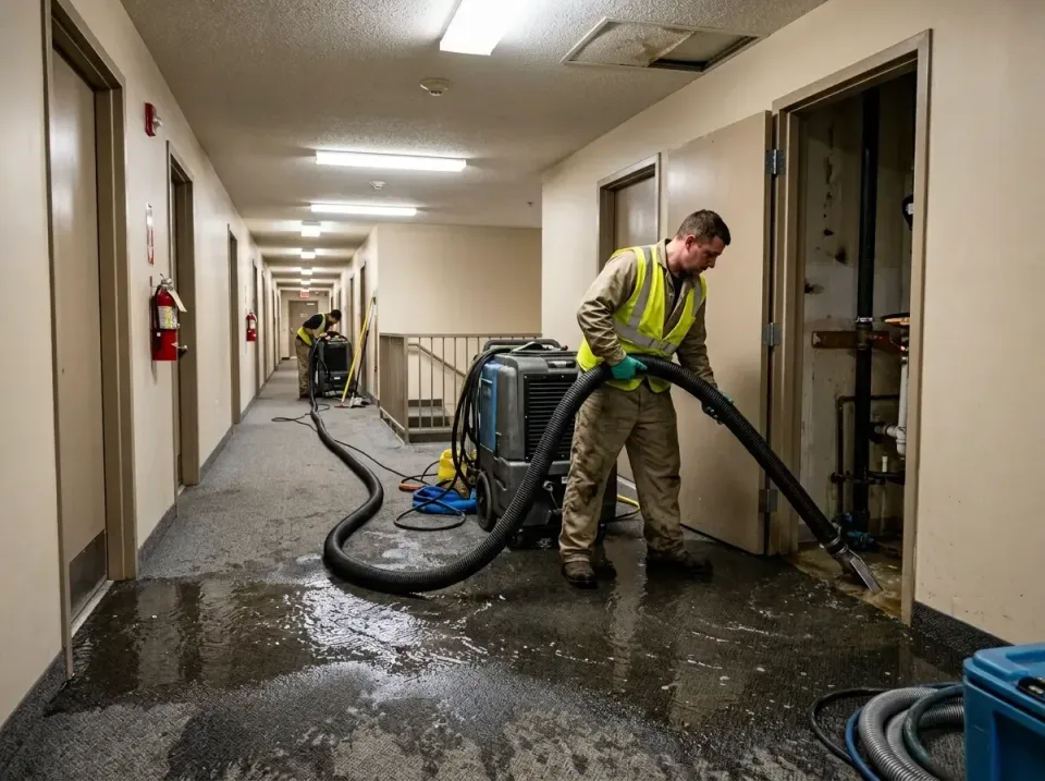 multi-unit-apartment-hallway-f-005 — frequently asked questions, Emergency Burst Pipe Water Extraction & Removal in Moreno V…